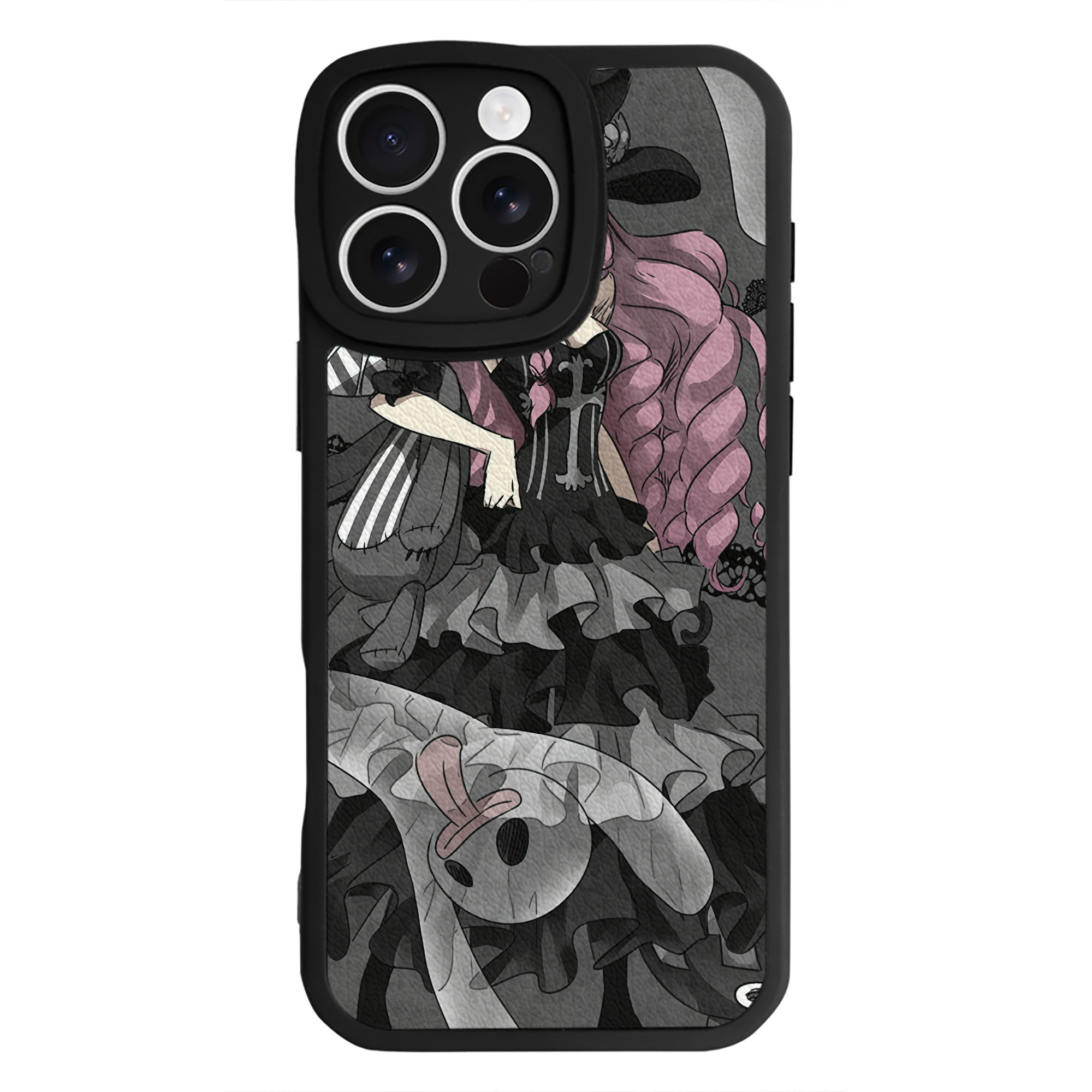 （画像用） ワンピース ONE PIECE 【iPhone 16シリーズ対応】シリコンスマホケース（レザー調） 材質：シリコン